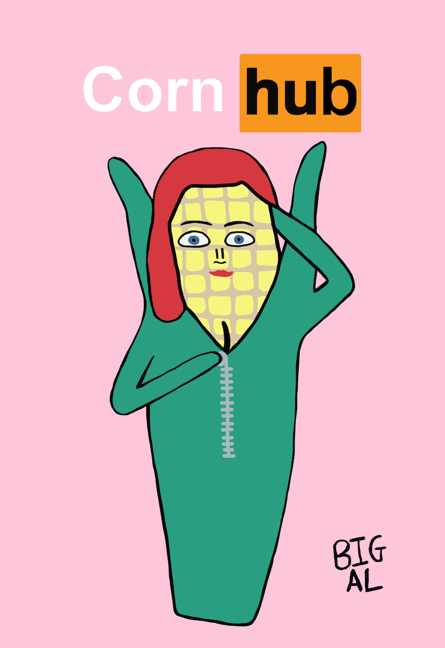 A4 Corn Hub Print Big Al a4-corn-hub-print-big-al