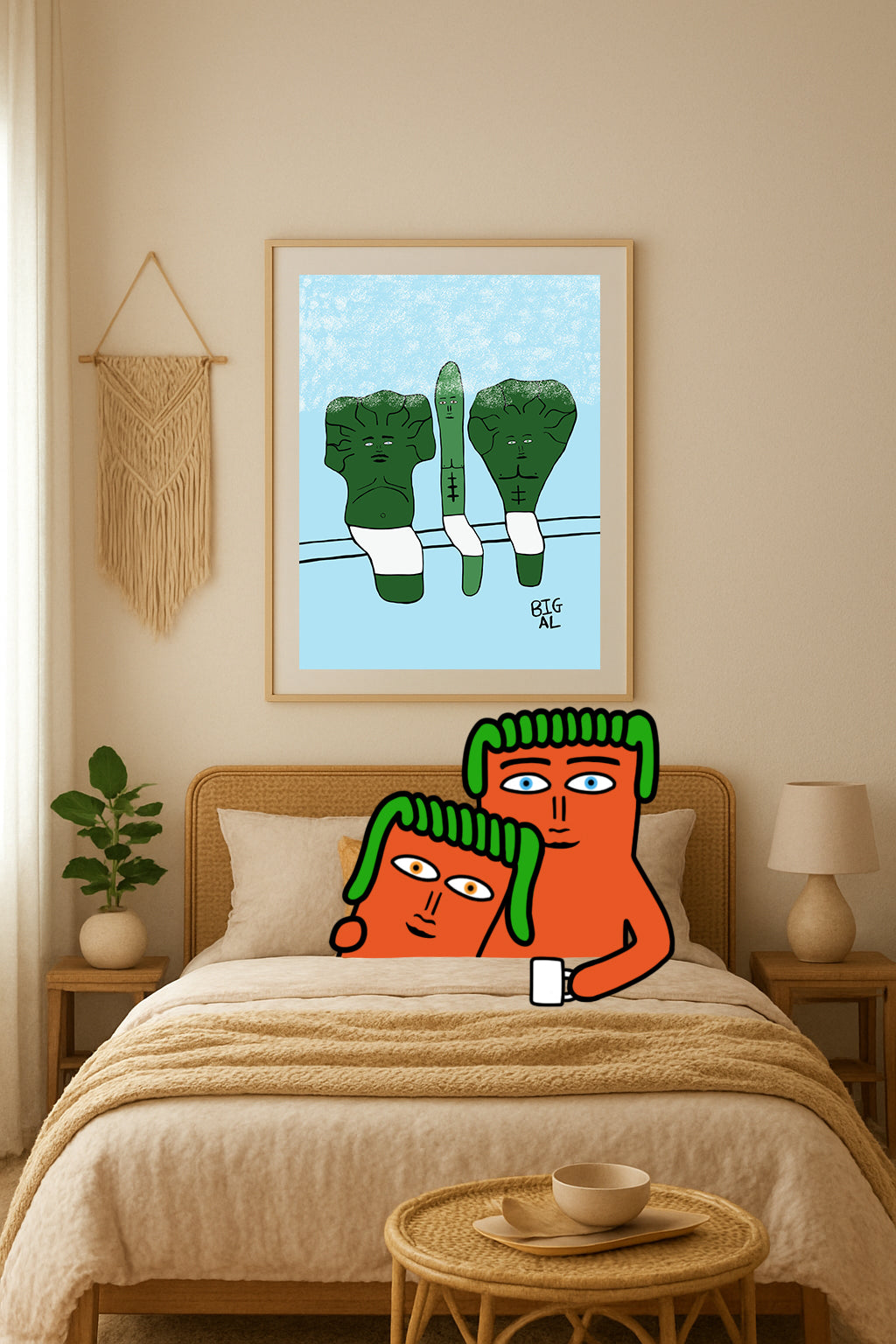 Broccoli in a Steam Room