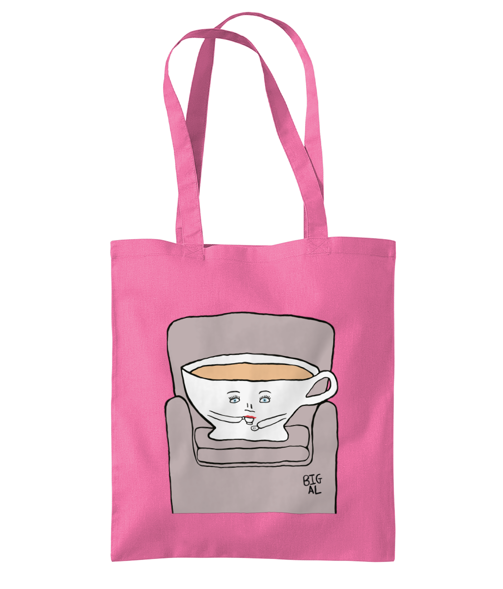 Cup of Tea having a Tea Tote Bag