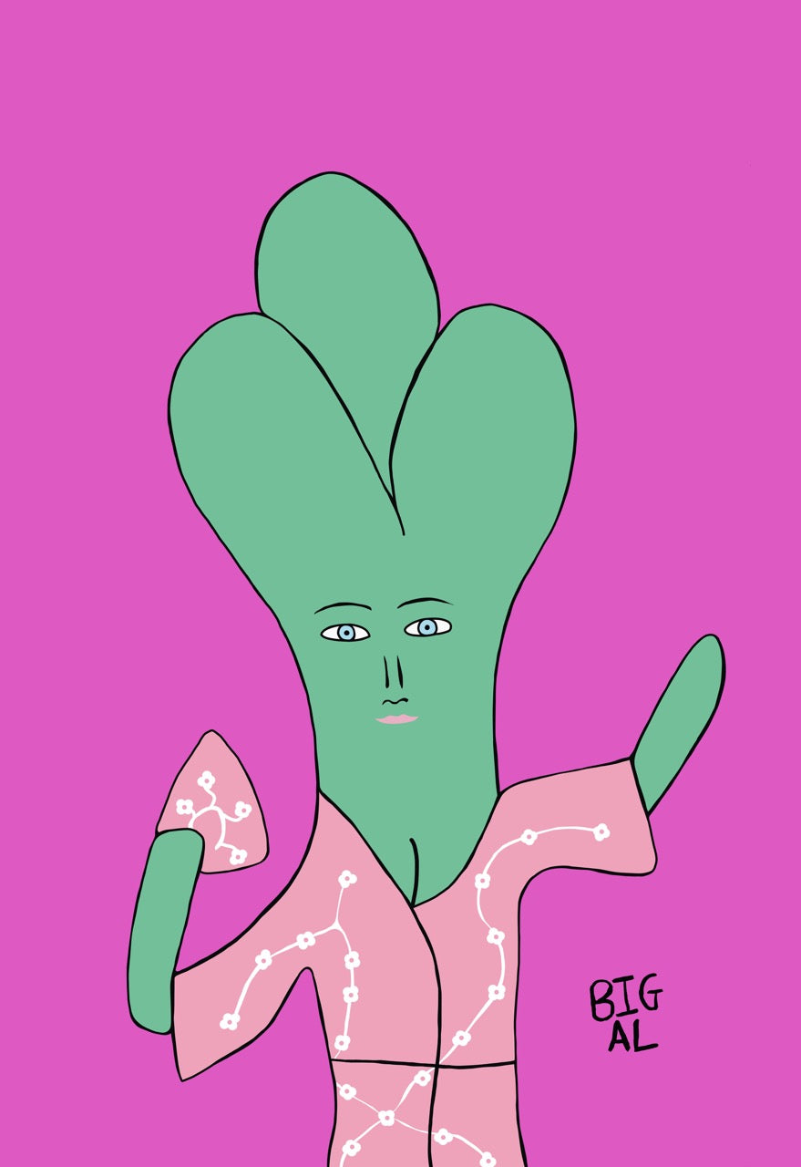 Bok Choy in a Kimono