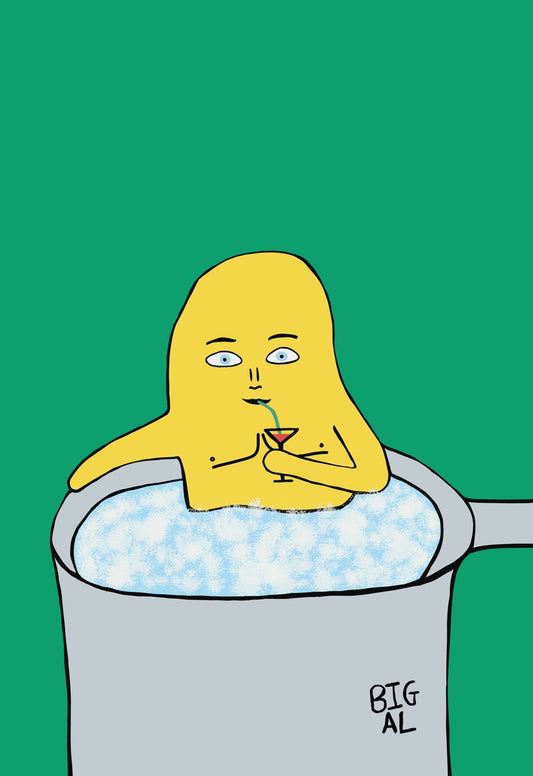 Potato in a Hot Tub