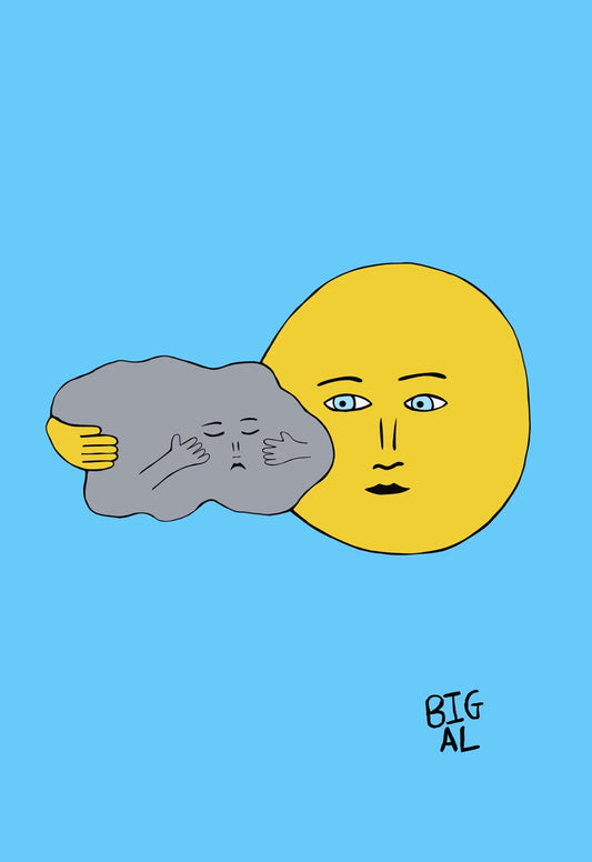 Sun Hugging Cloud