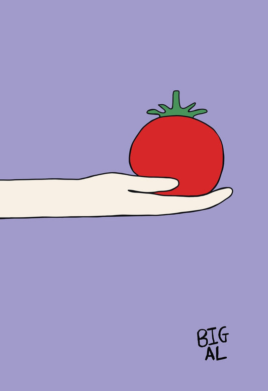 Hand Holding Tomato
