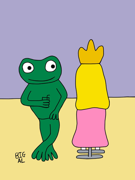 The Frog and The Princess Print