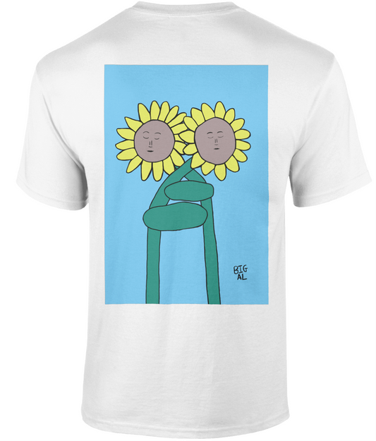 T Shirt Sunflowers Hugging