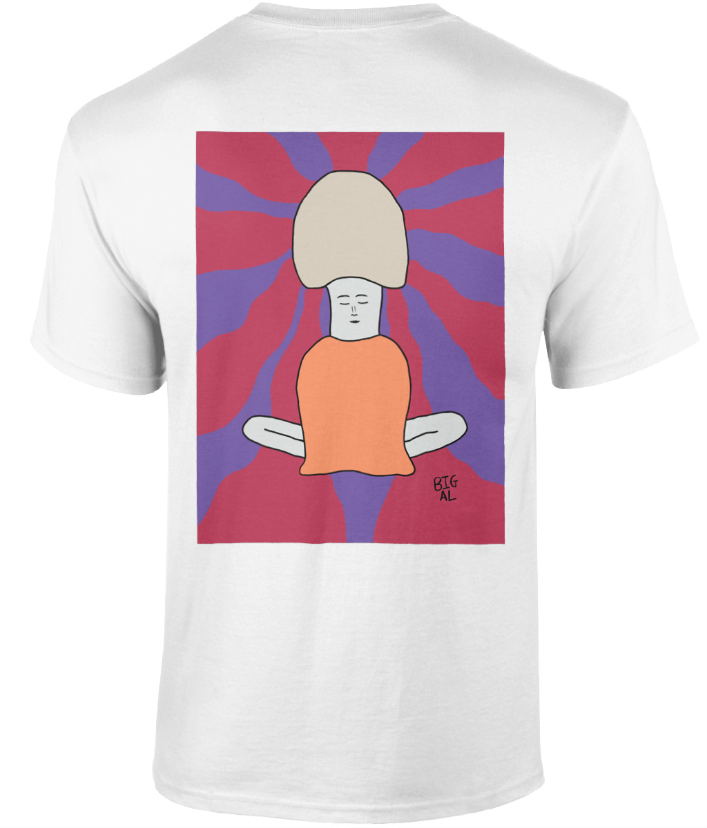 T Shirt Mushroom Meditating