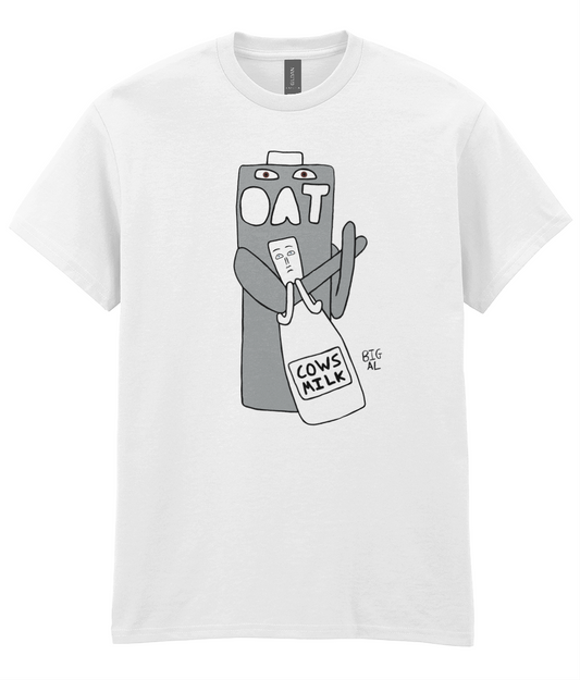 T-Shirt Oat vs Milk