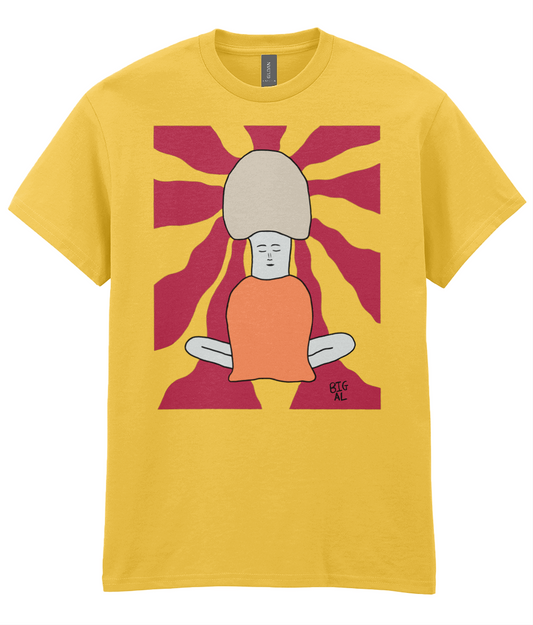 Mushroom Meditating T-Shirt