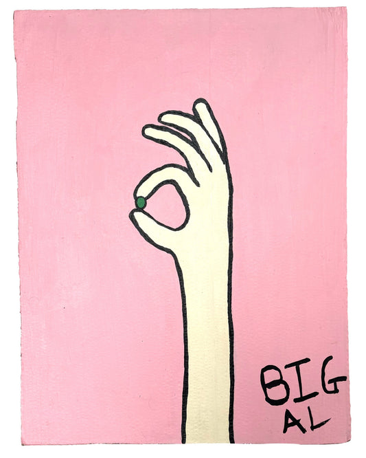 Hand Holding Pea Original