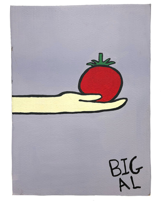 Hand Holding Tomato Original