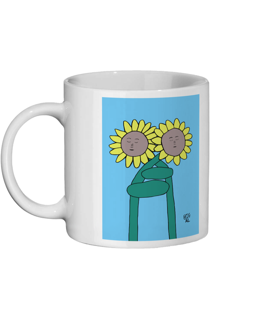 Mug Sunflowers Hugging