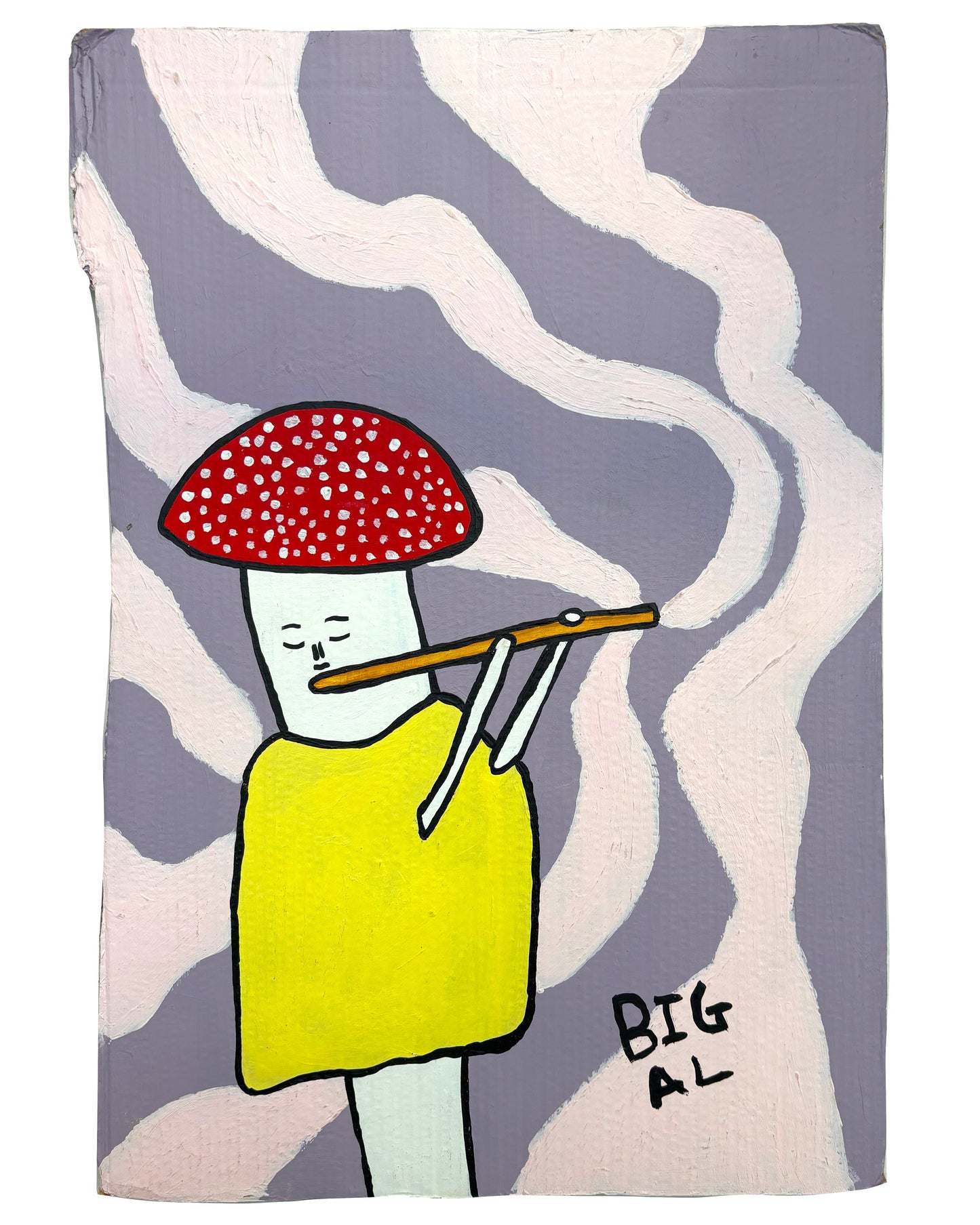 Mushroom Playing Flute Original