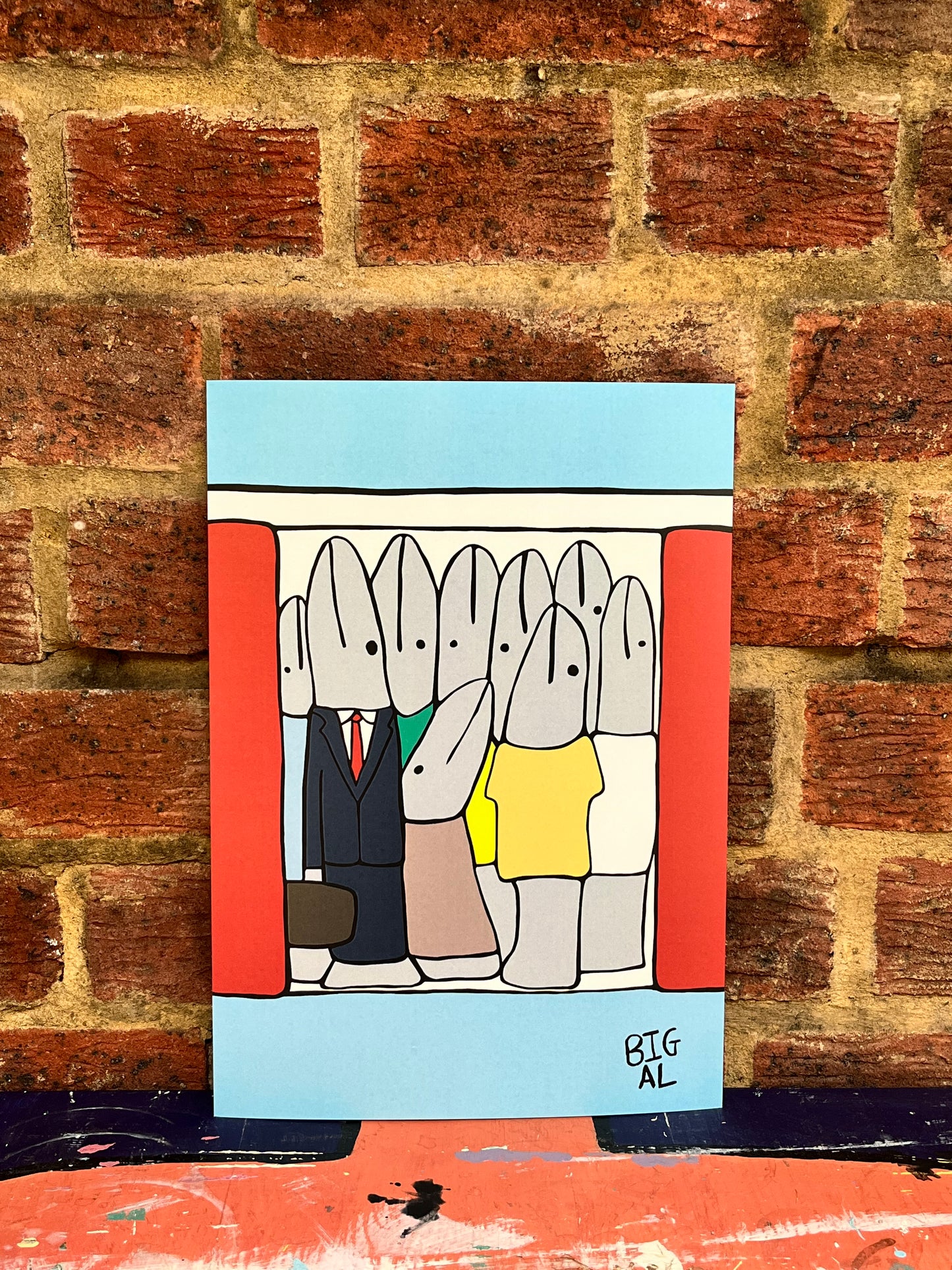 Sardines on the Tube Print