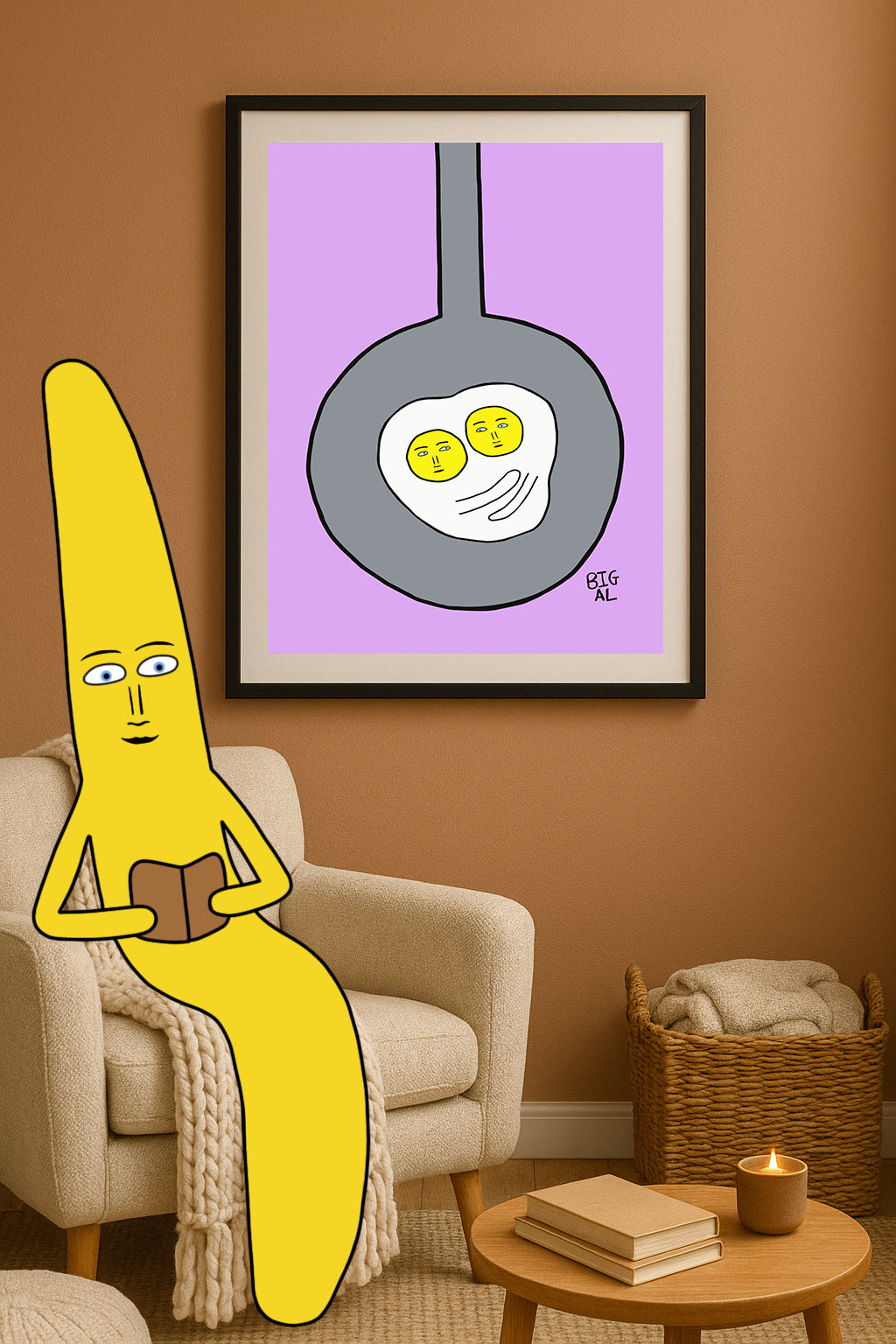 Eggs Hugging