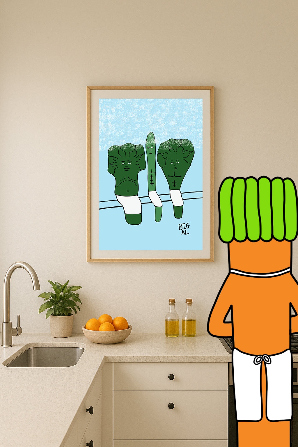 Broccoli in a Steam Room