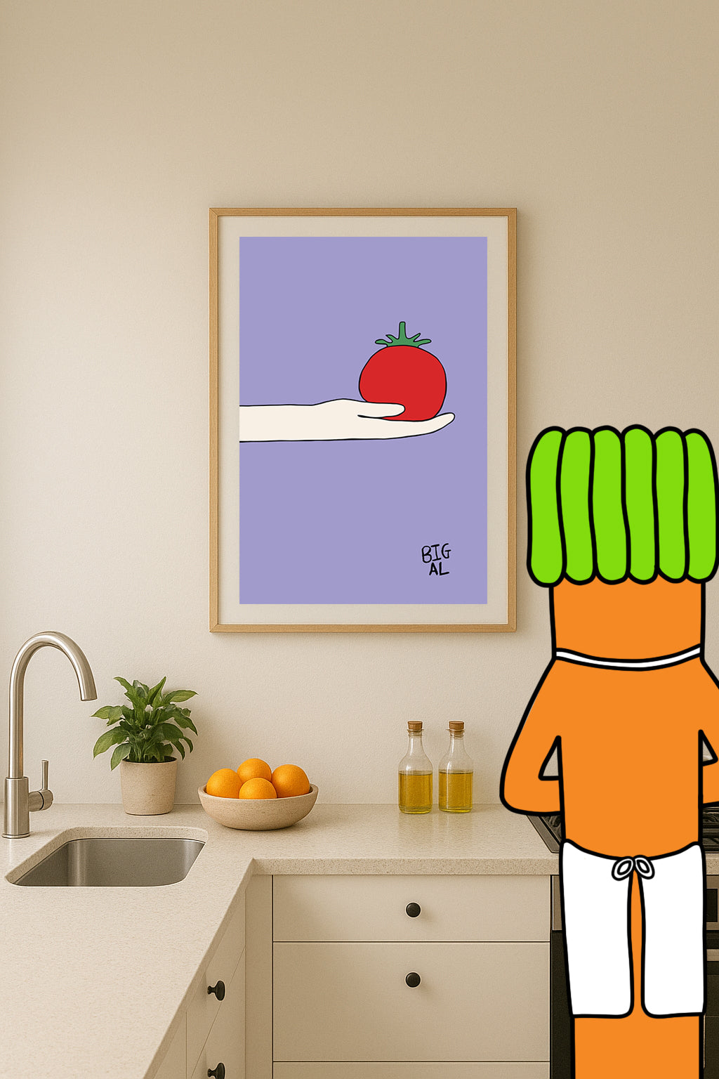 Hand Holding Tomato