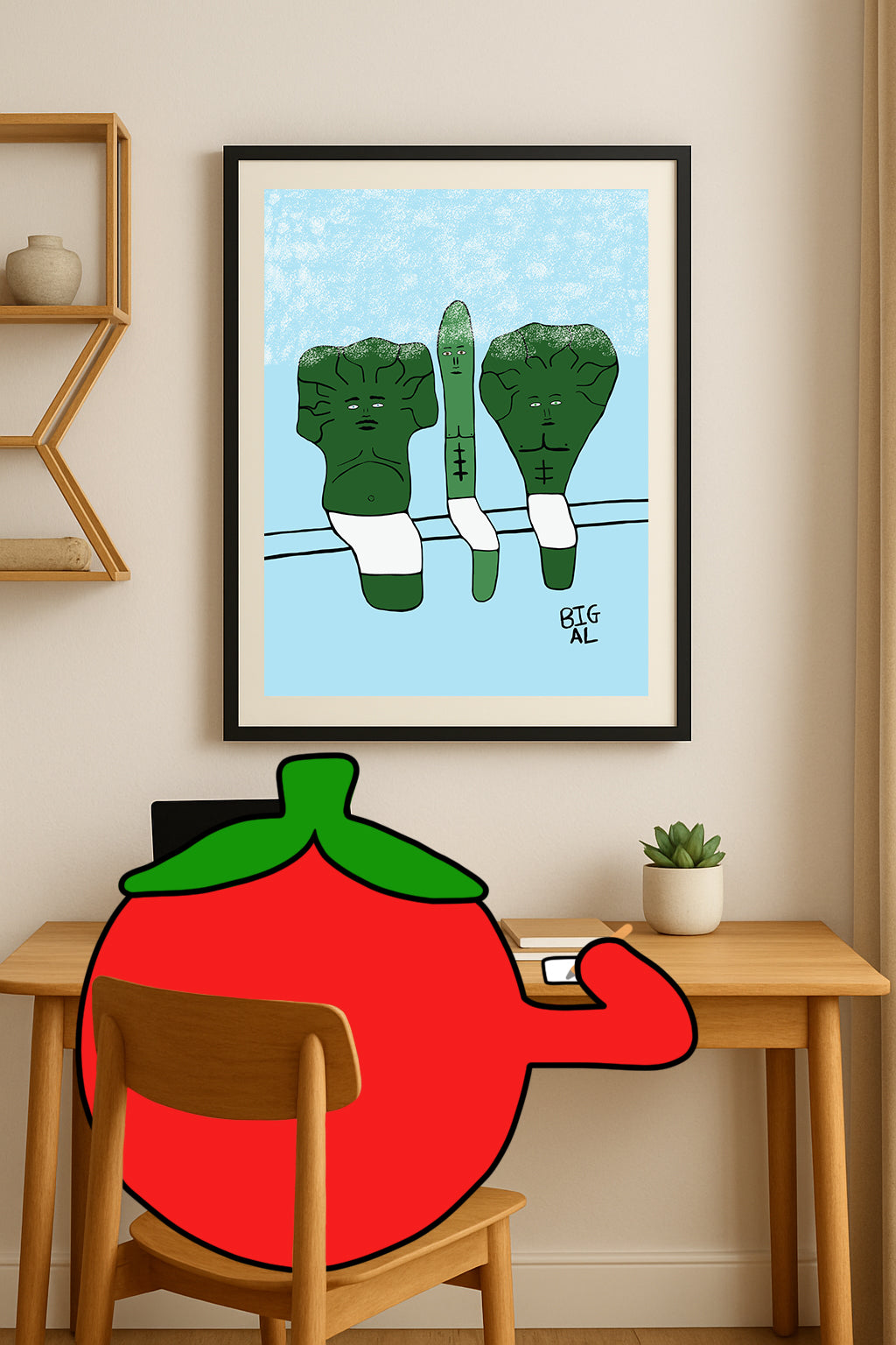 Broccoli in a Steam Room