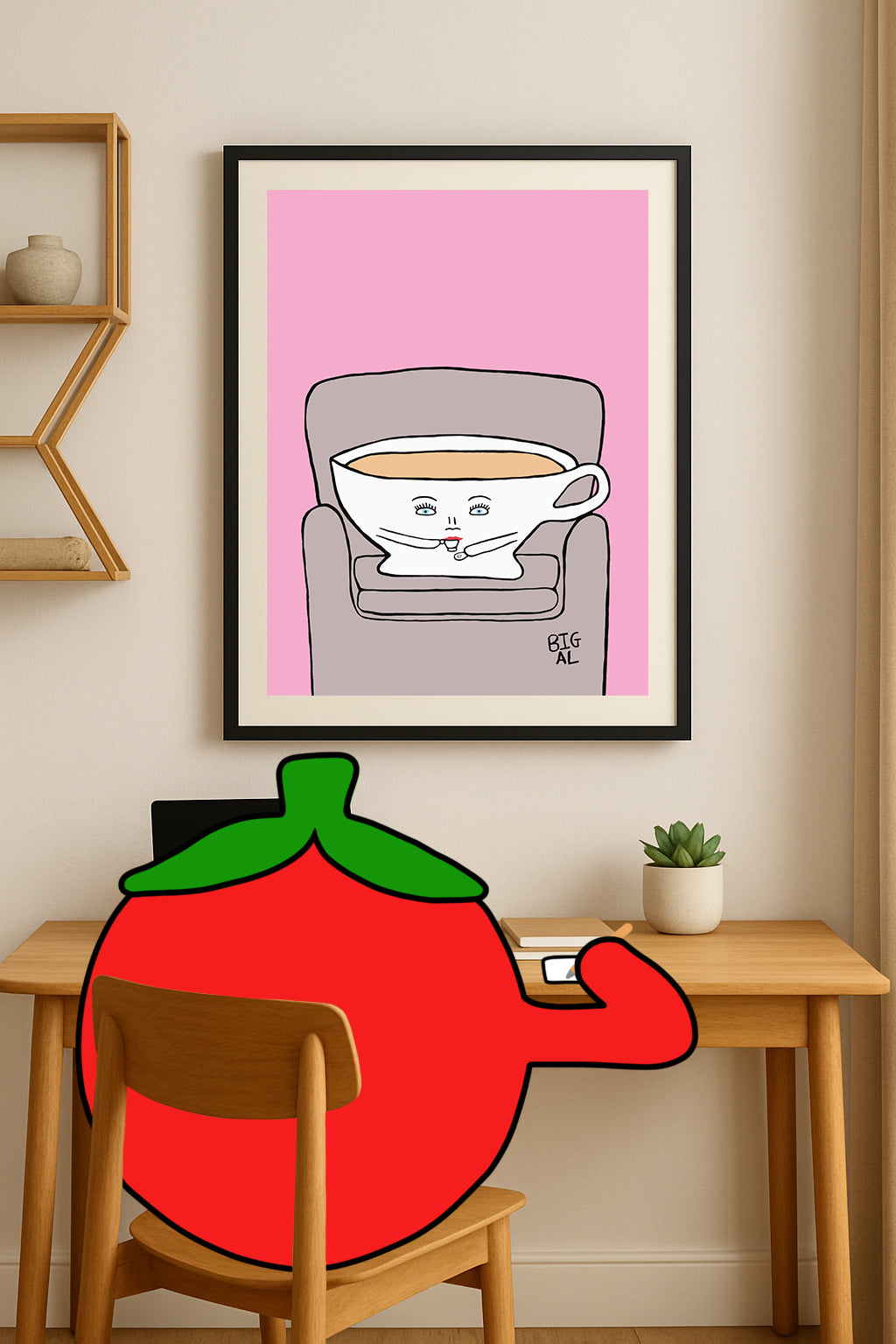 Cup of Tea Having a Tea