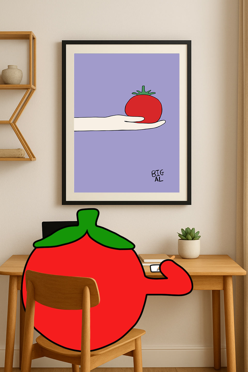 Hand Holding Tomato