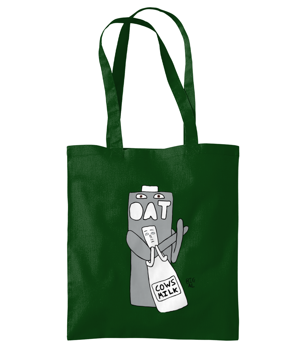 Oat vs Milk Tote Bag